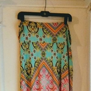Plus size maxi skirt